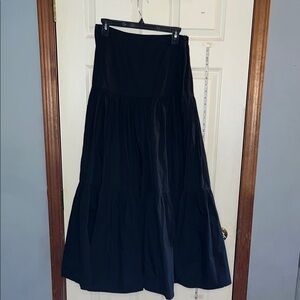 Elegant Black Maxi Skirt